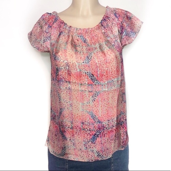 Tangerine NYC Artisanal Bohemian Blouse - Picture 2 of 8